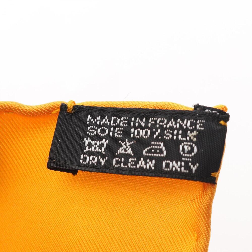 HERMES Orange Scarf - Picture 3 of 4